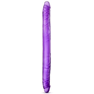 Double dildo jelly violet 40,6xØ3,7cm