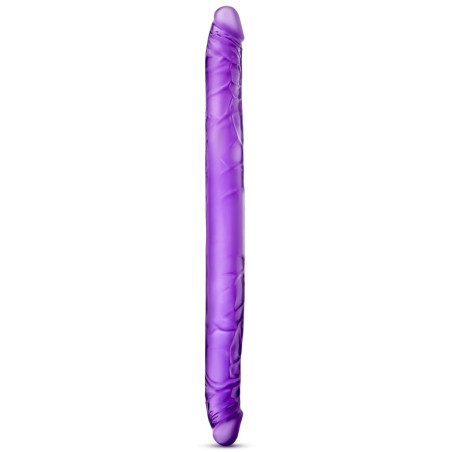 Double dildo jelly violet 40,6xØ3,7cm
