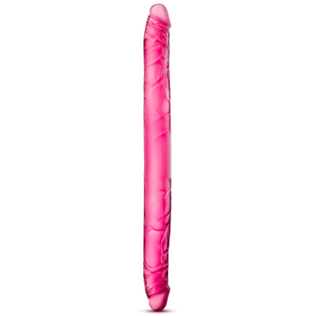 Double dildo jelly rose 40,6xØ3,7cm