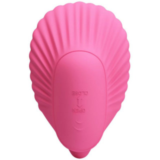 Culotte vibrante à télécommande rose dos de l'appareil