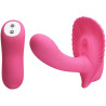 Culotte vibrante à télécommande rose