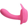 Culotte vibrante à télécommande rose taillé pour le point G