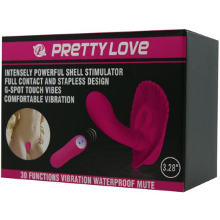 Culotte vibrante à télécommande rose packaging