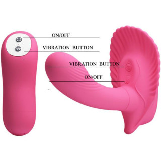 Culotte vibrante à télécommande rose fonctionnement simple