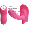 Culotte vibrante à télécommande rose fonctionnement simple