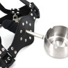 Bâillon sexe cendrier humain Humiliclop inox