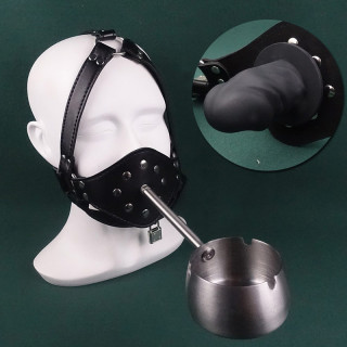 Bâillon sexe cendrier humain Humiliclop inox