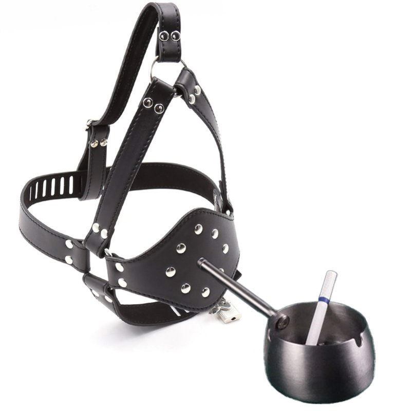 Bâillon sexe cendrier humain Humiliclop inox