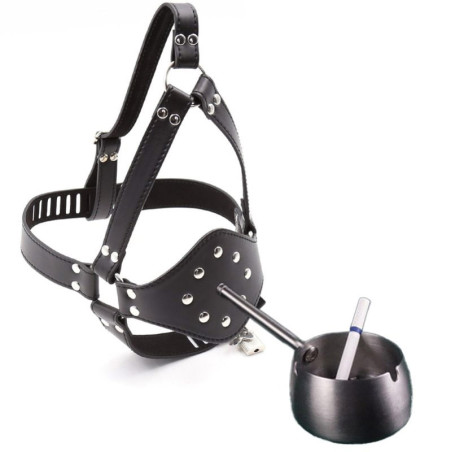 Bâillon sexe cendrier humain Humiliclop inox