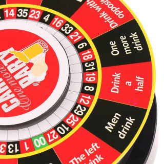 Jeu la roulette à boire Carnival Party facile à comprendre