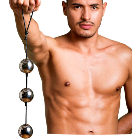 Boules anales en métal Ø4cm