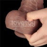 Gode Iksel cock 34x6cm testicules réalistes