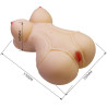 Torse féminin chair réaliste vagin et anus Diana 5kg dimensions