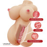 Mini torse féminin réaliste Herta avec vagin au tunnel texturé et un maximum de plaisir