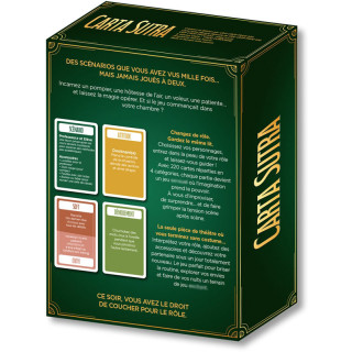 Jeu de rôle 220 cartes Carta Sutra pour couple facile à mettre en œuvre