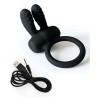 Anneau vibrant USB "Rabbit Ring 2.0" rechargeable et picots sur les oreilles