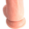 Gode ventouse COX flesh 001 34,5cm puissante ventouse
