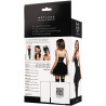 Mini-robe wetlook et tulle GLOSSY L packaging arrière