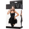 Mini-robe wetlook et tulle GLOSSY L packaging avant