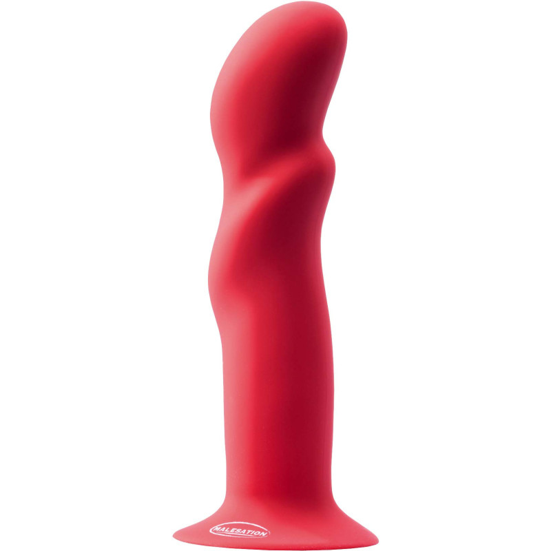 Dildo ventouse ROBBIE LARGE rouge