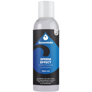 Lubrifiant Sensualube à l'eau Sperm Effect 150ml