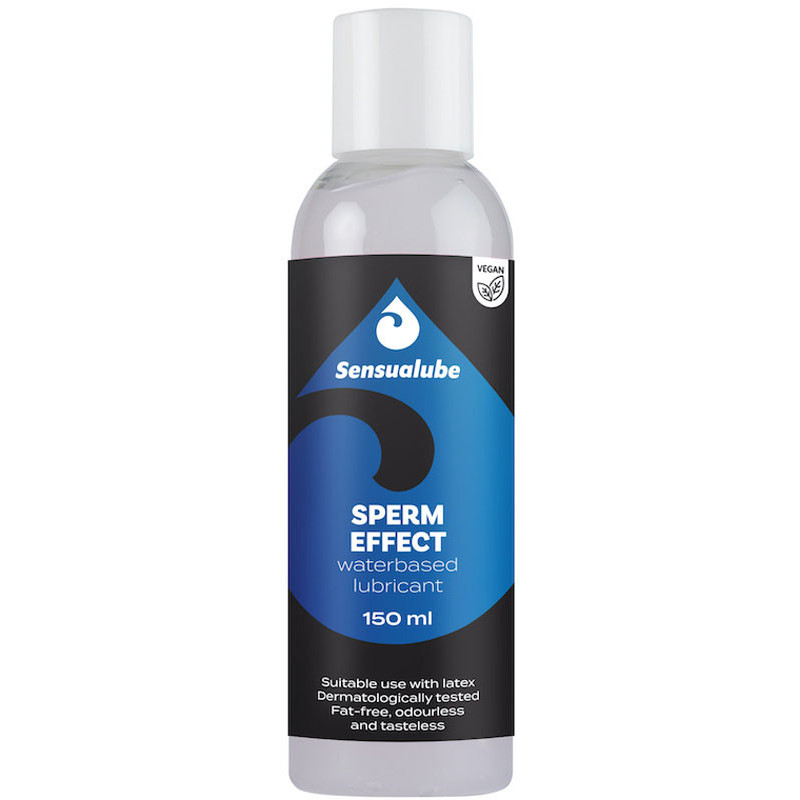 Lubrifiant Sensualube à l'eau Sperm Effect 150ml