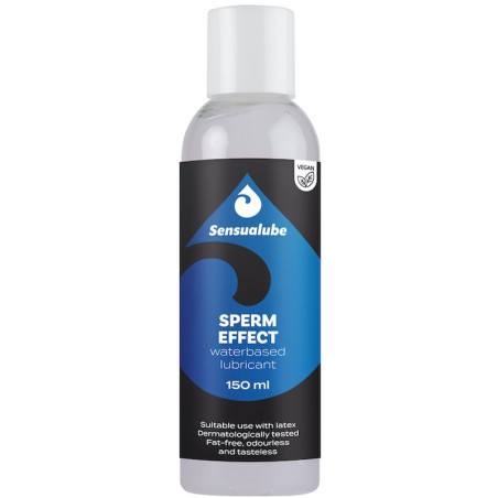 Lubrifiant Sensualube à l'eau Sperm Effect 150ml