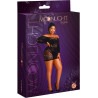Robe résille noire manches longues XL-XXL packaging