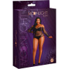 Body résille micro strass manches longues XL-XXL packaging