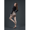 Robe résille et opaque noir S-L vue arrière