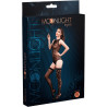 Ensemble voile élasthanne a motifs body et bas S-L packaging