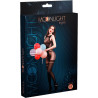 Catsuit voile élasthanne ouvert entre jambes S-L packaging