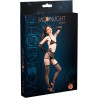Ensemble 5 pièces résille micro strass S-L packaging
