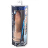 Gode "Supreme" ventouse et bourses Juan Lucho 15,5cm packaging