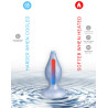 Plug Ventouse Silicone Liquide DIAMOND (M) s'adapte à la température
