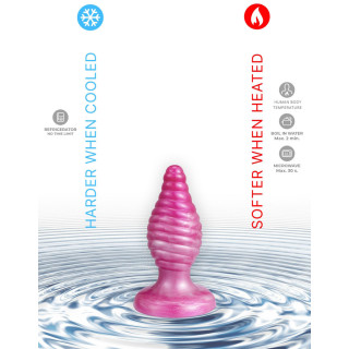 Plug Ventouse Silicone Liquide CHERRY (M) spirale stimulante