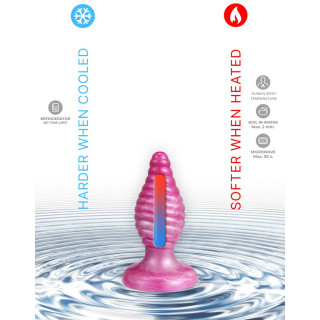 Plug Ventouse Silicone Liquide CHERRY (M) s'adapte à la température