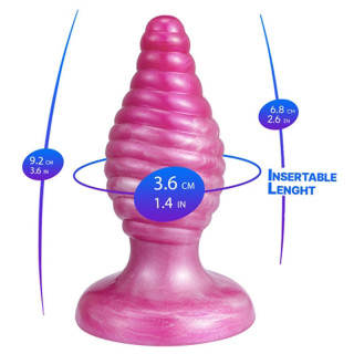 Plug Ventouse Silicone Liquide CHERRY (M) dimensions