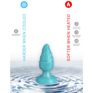 Plug Ventouse Silicone Liquide MELTY (M) spirale stimulante
