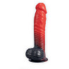 Gode Ventouse Silicone Liquide DEVIL Modèle 1 15cm couleurs vives et texturés
