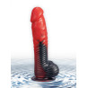Gode Ventouse Silicone Liquide DEVIL Modèle 1 15cm hyper réaliste