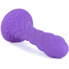 Gode Ventouse DREAMY Fantasy Line Silicone Liquide Violet 7" texturé