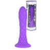 Gode Ventouse DREAMY Fantasy Line Silicone Liquide Violet 7" et sa boîte