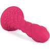 Gode Ventouse DREAMY Fantasy Line Silicone Liquide Rose 7" texturé