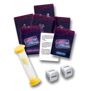 Open X, Le jeu de la séduction… contenu de la boîte