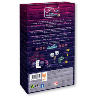 Open X, Le jeu de la séduction… dos de la boite