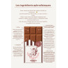 Tablette de chocolat aphrodisiaque au lait 100g ingrédients magiques