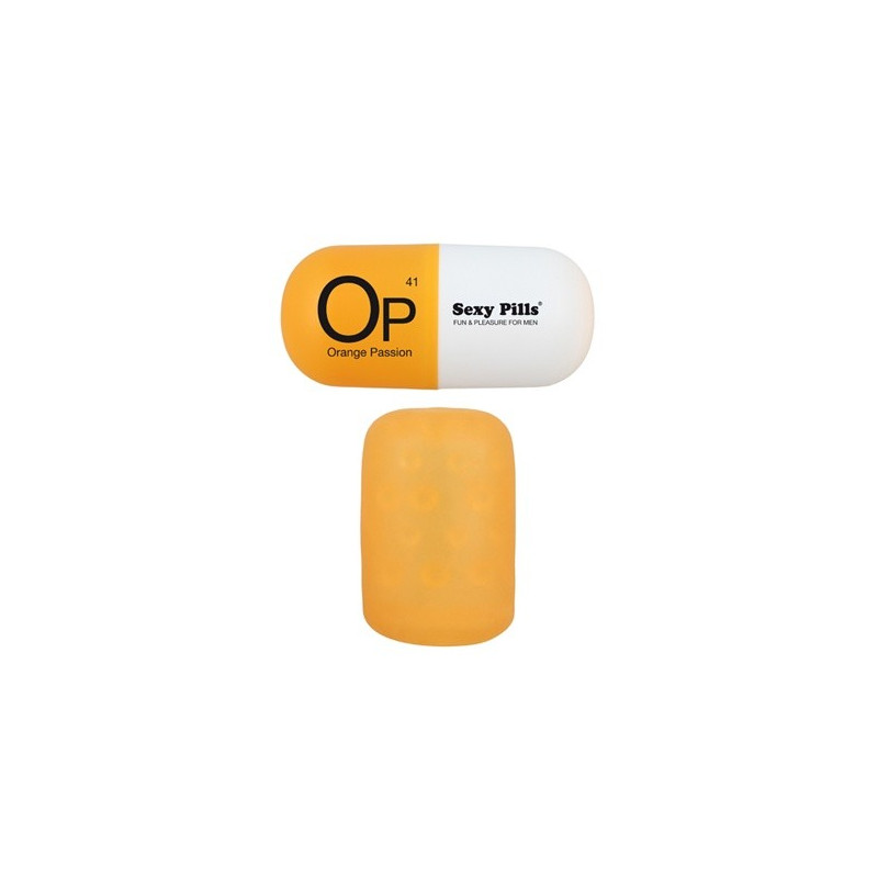 Masturbateur SEXY PILLS orange 