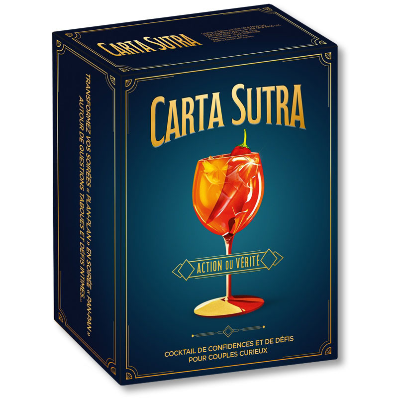 Jeu de 220 cartes Carta Sutra "Action ou Vérité"