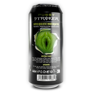 Masturbateur réaliste canette "Stroker" copie d'une boisson énergisante